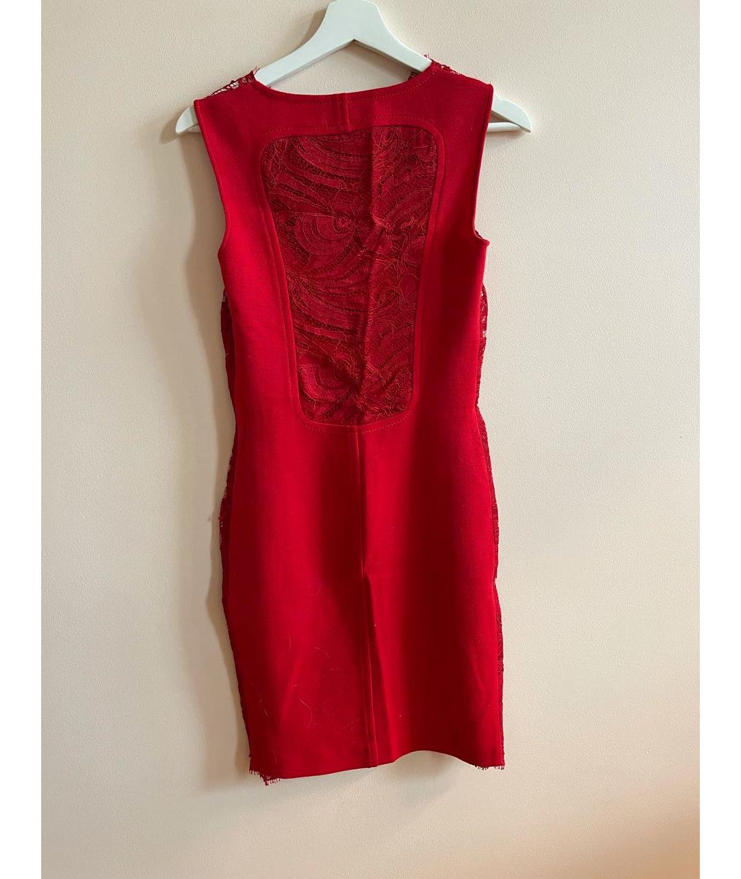 EMILIO PUCCI Красное шерстяное коктейльное платье, фото 2