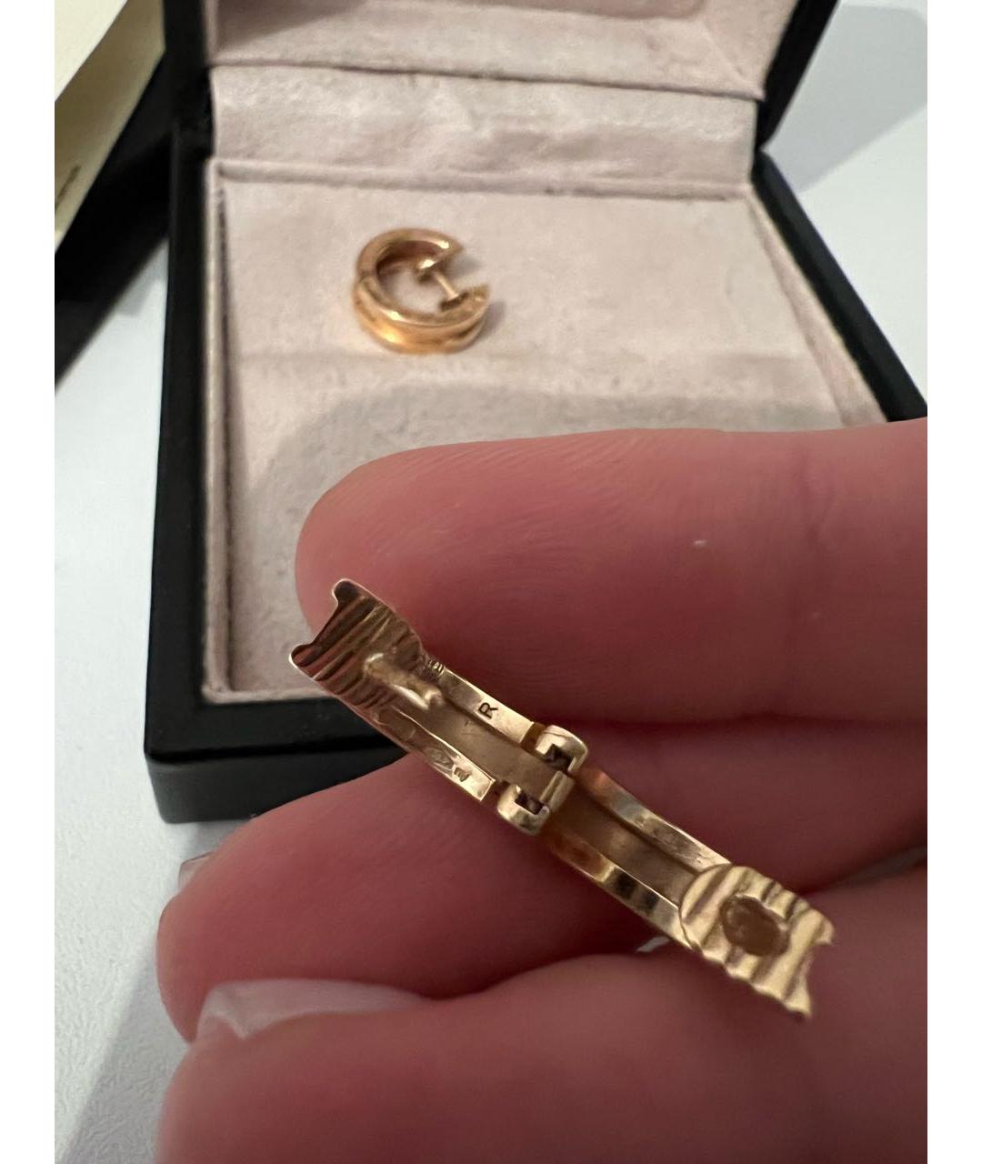 BVLGARI Золотые серьги из розового золота, фото 3