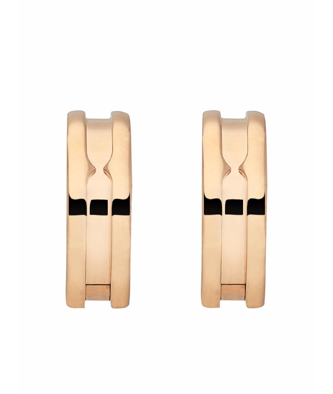 BVLGARI Золотые серьги из розового золота, фото 1