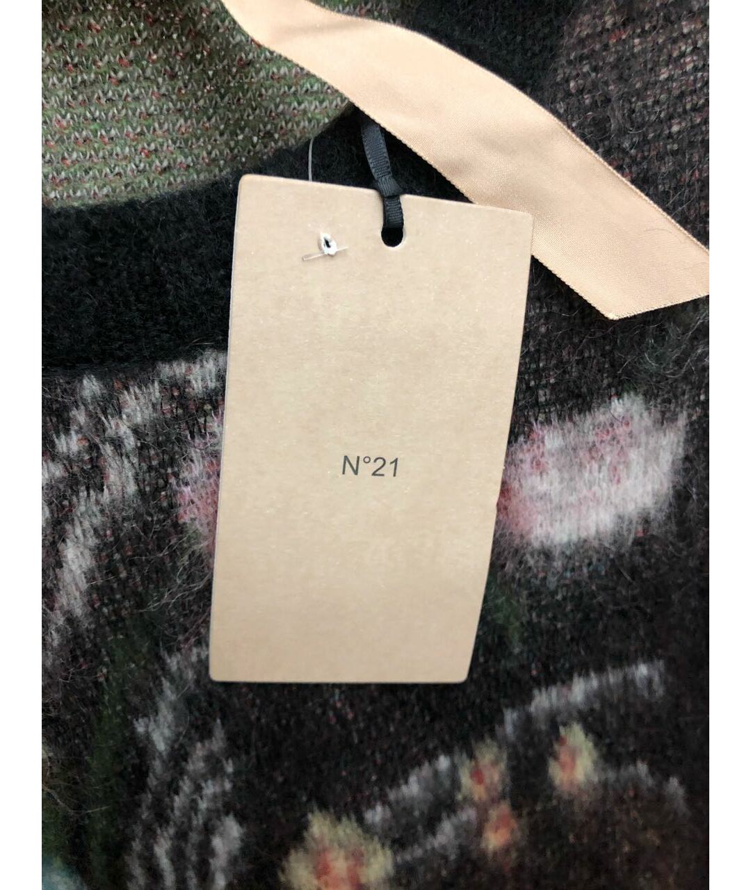 NO. 21 Коричневый шерстяной джемпер / свитер, фото 6