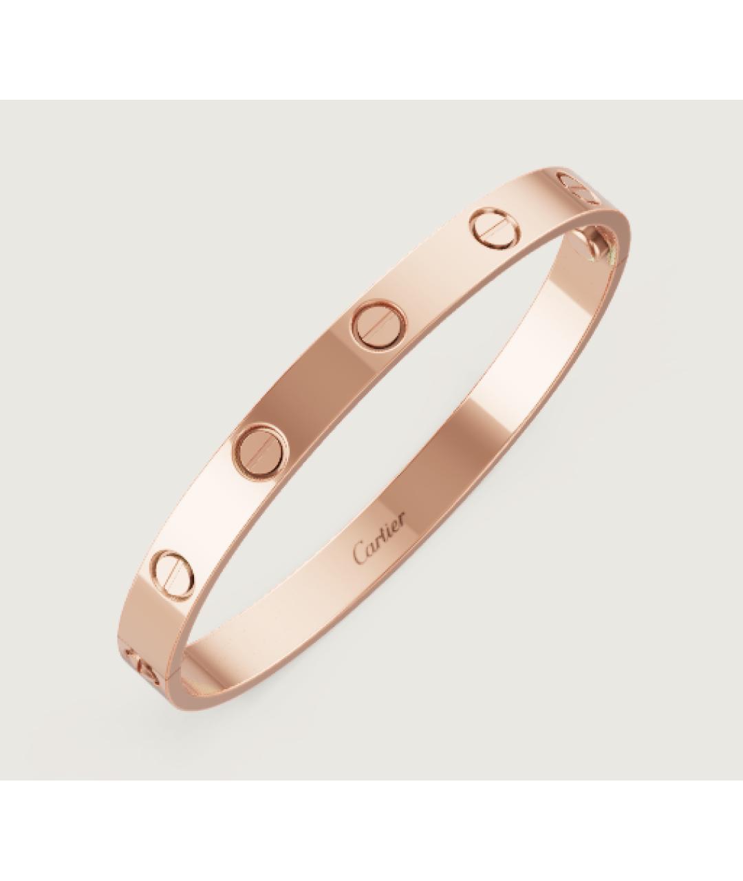 CARTIER Золотой браслет из розового золота, фото 9