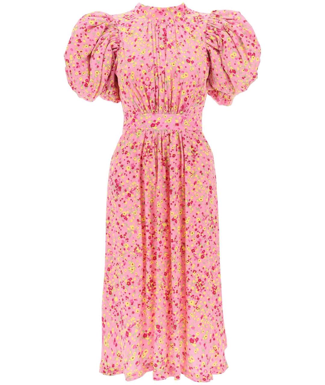 ROTATE Розовое вискозное платье, фото 1