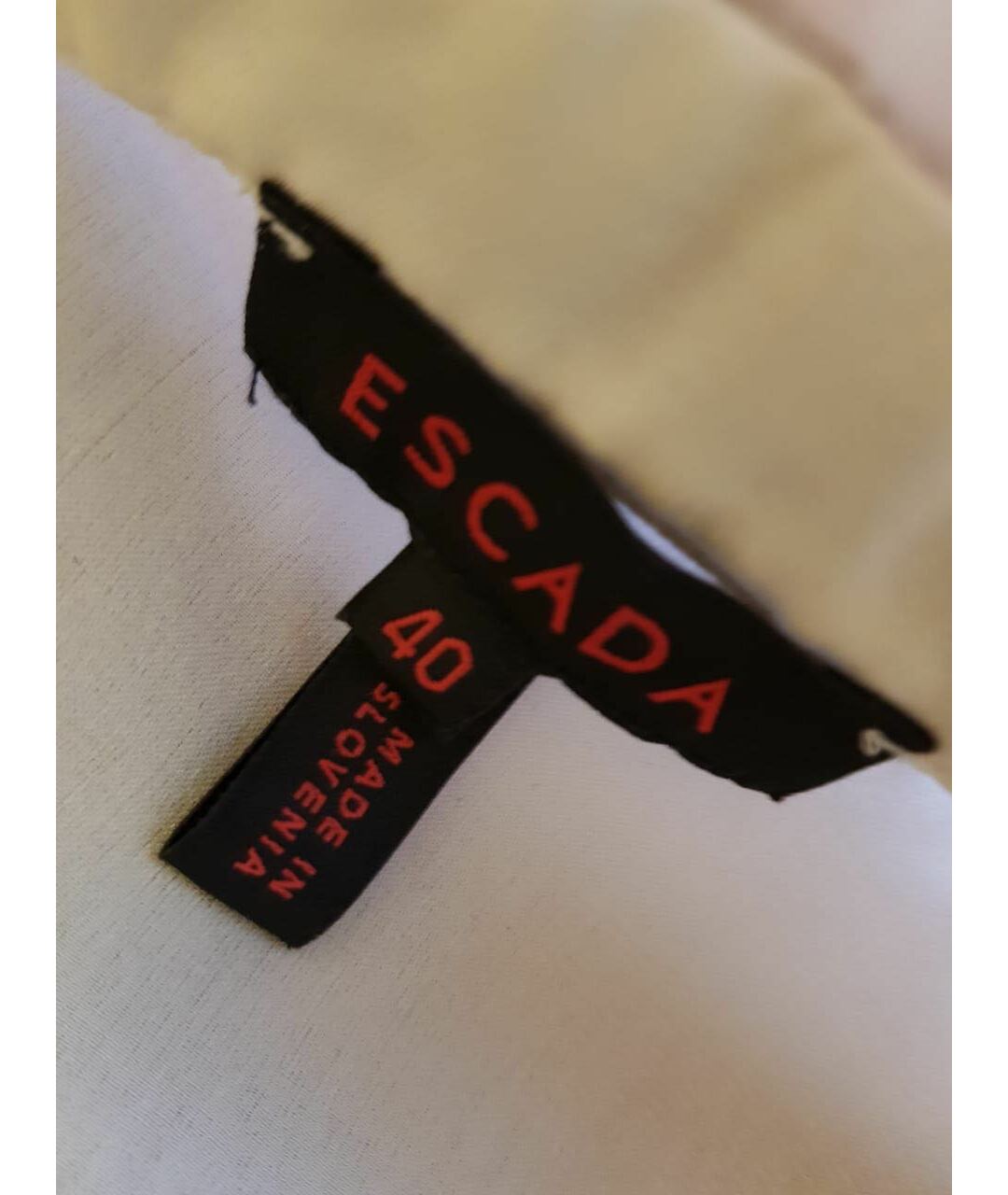 ESCADA Бежевая шелковая рубашка, фото 6