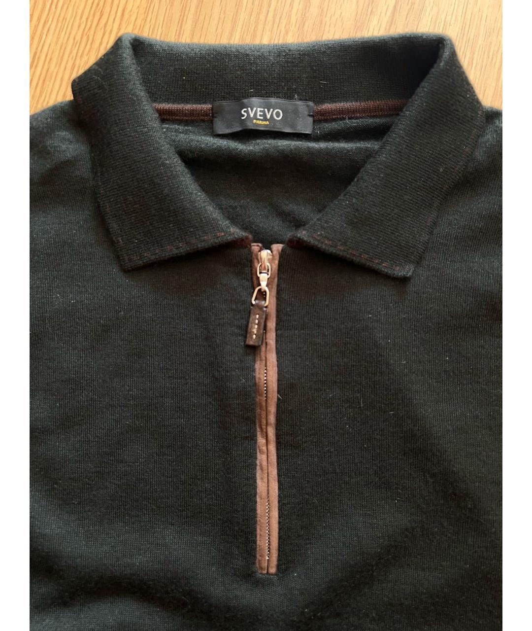 SVEVO Зеленый кашемировый джемпер / свитер, фото 7