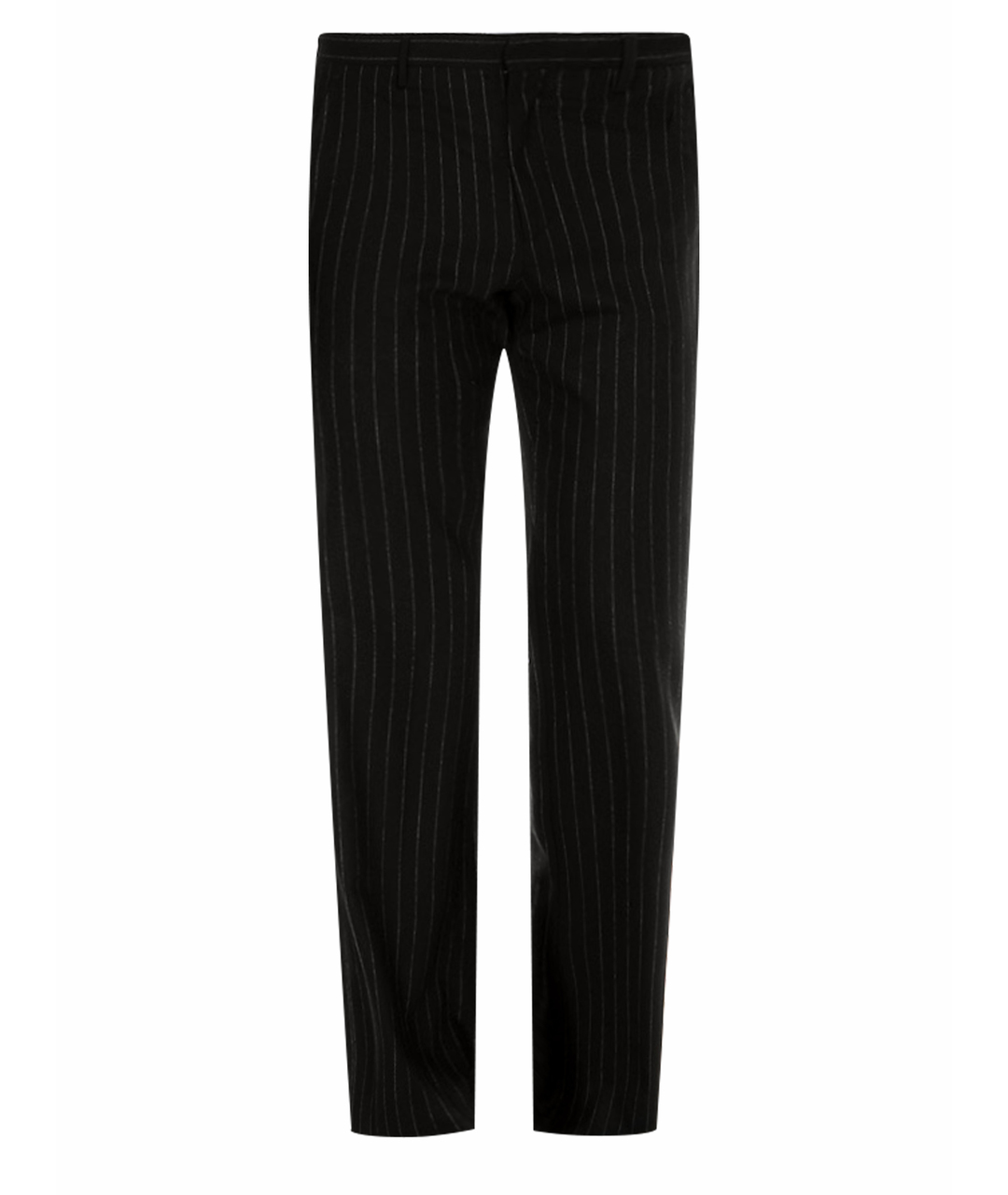 JOHN RICHMOND Черные шерстяные классические брюки, фото 1
