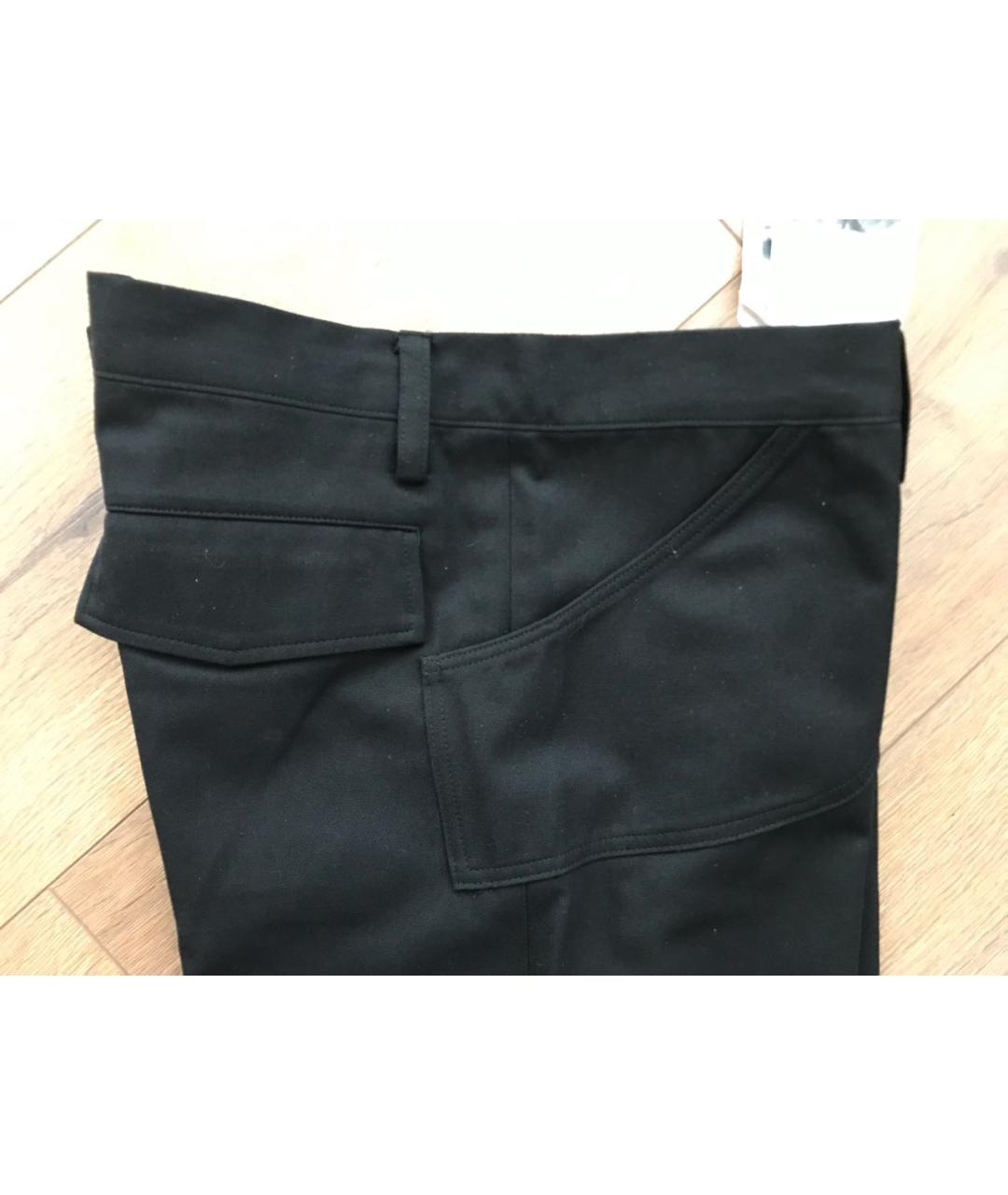 YOHJI YAMAMOTO Черные прямые брюки, фото 8