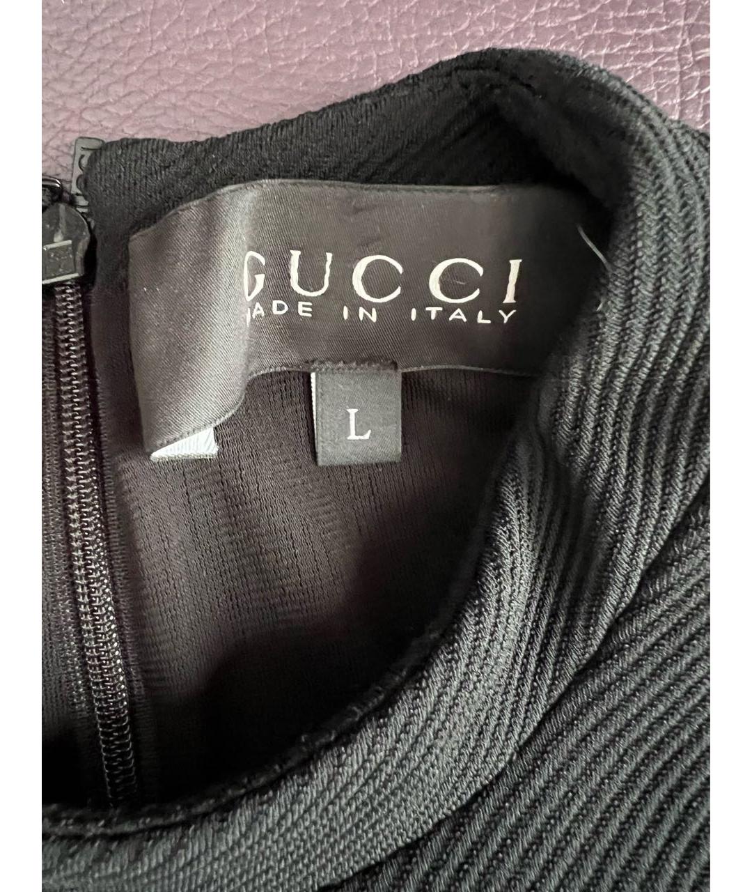 GUCCI Черное повседневное платье, фото 4