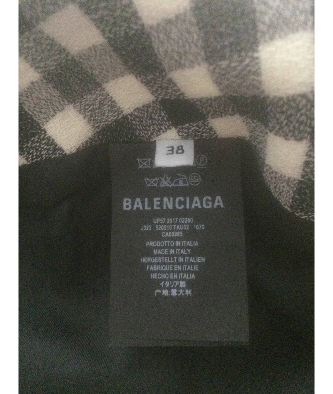 BALENCIAGA Шерстяная юбка мини, фото 4