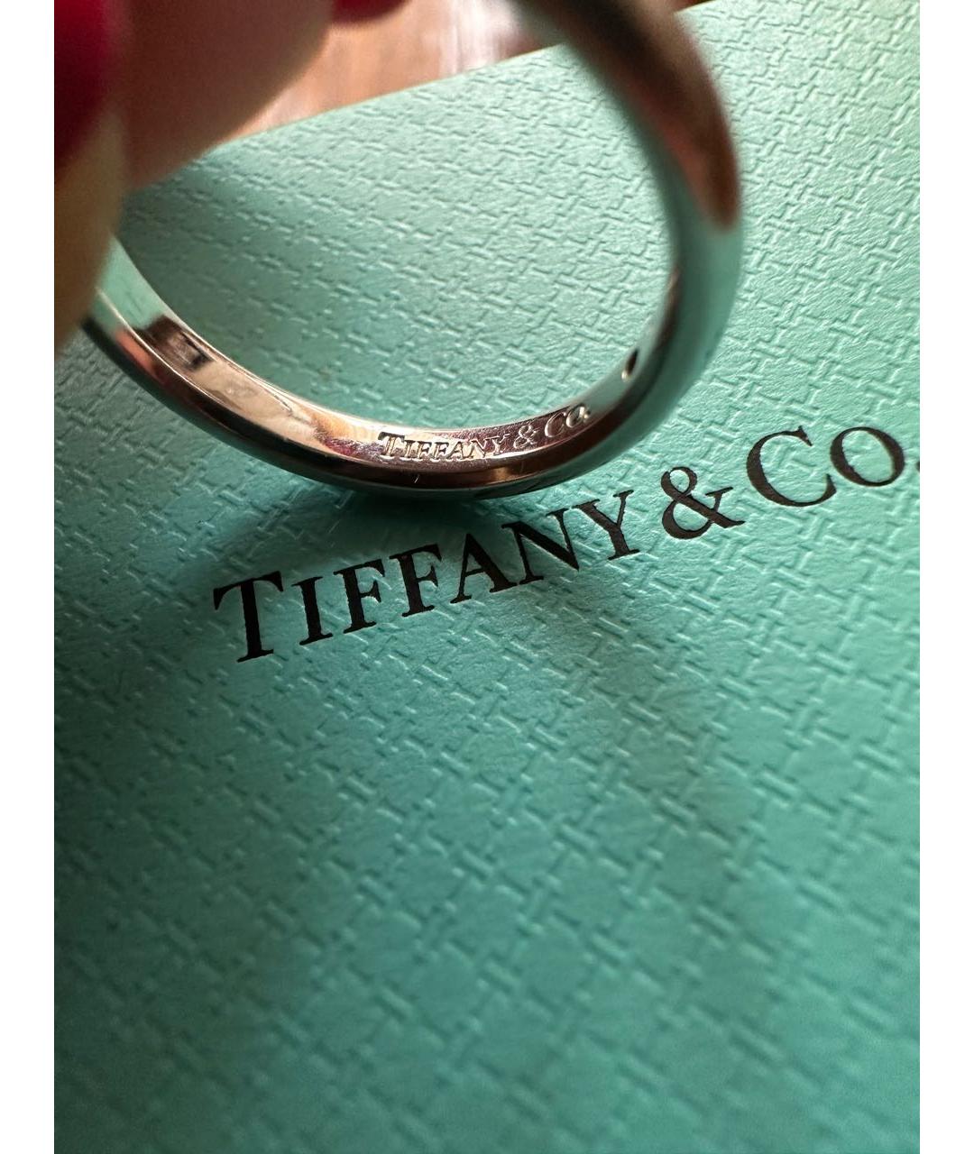 TIFFANY&CO Белое платиновое кольцо, фото 2