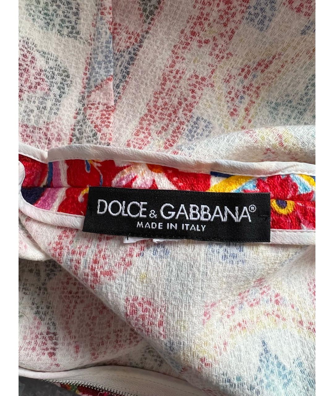 DOLCE&GABBANA Красное повседневное платье, фото 5