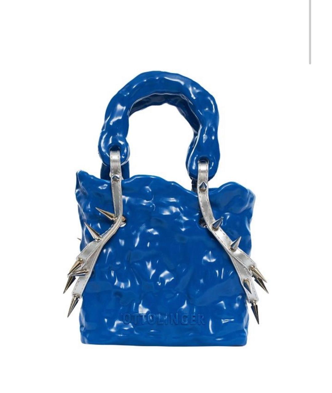 OTTOLINGER Синяя сумка с короткими ручками, фото 9