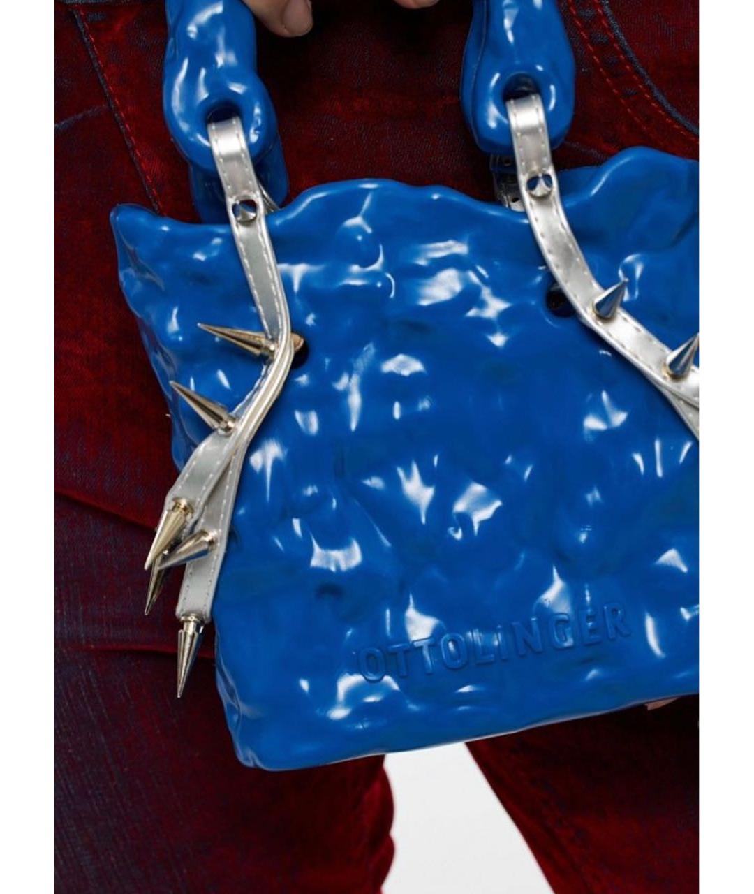 OTTOLINGER Синяя сумка с короткими ручками, фото 2