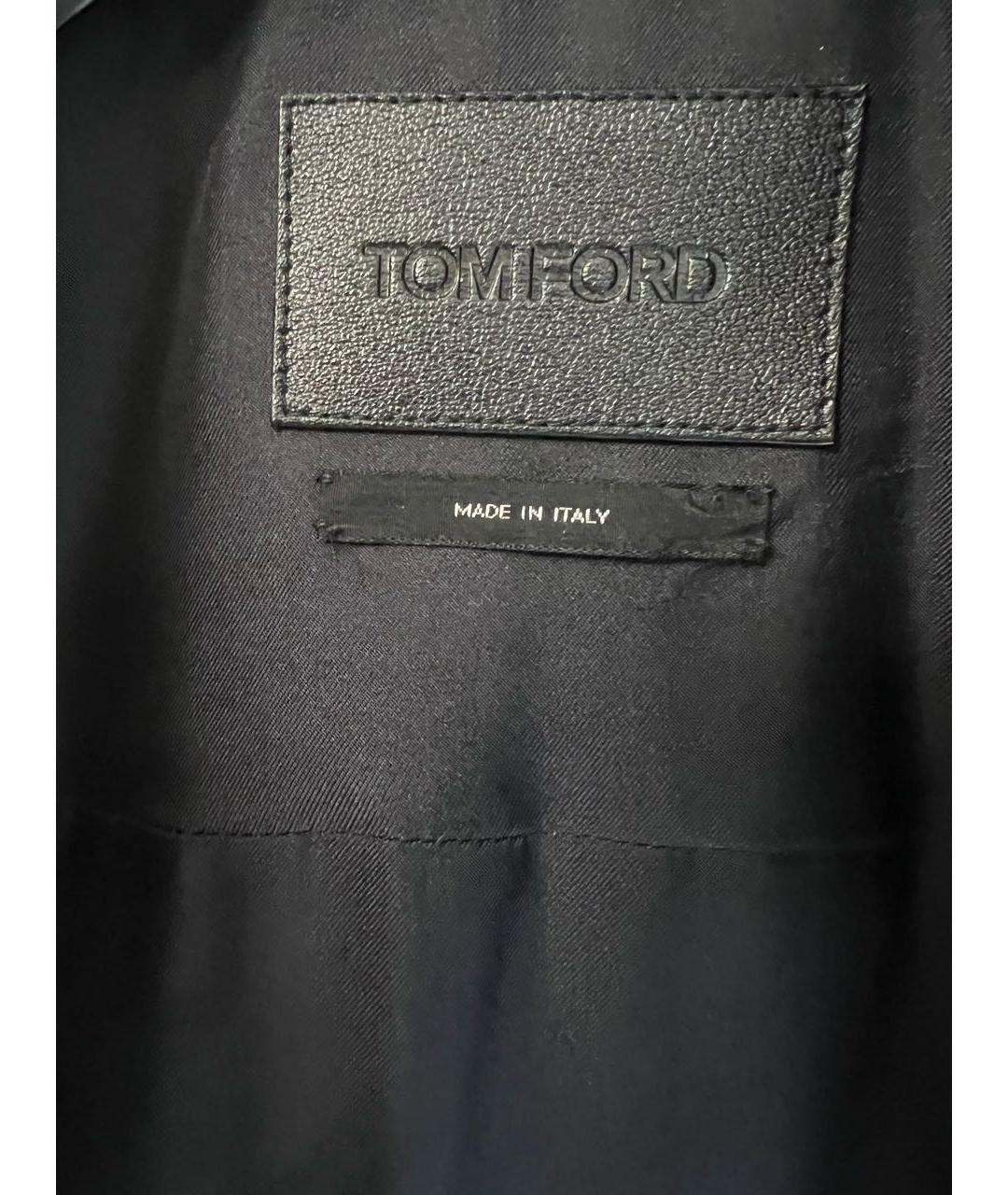 TOM FORD Черная кожаная куртка, фото 6