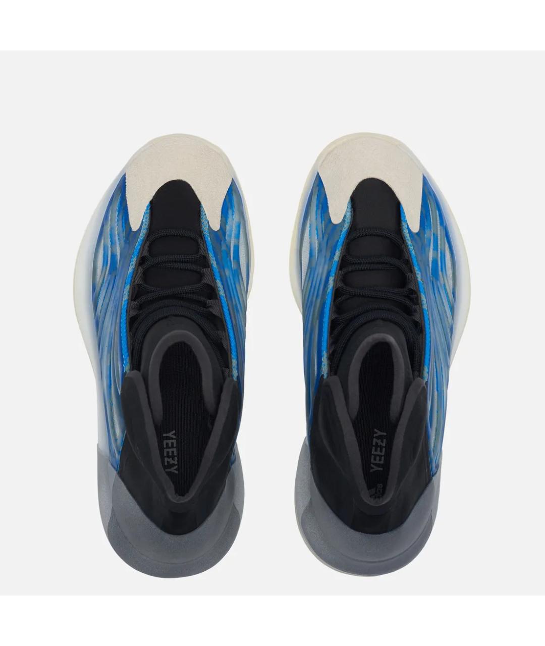 ADIDAS YEEZY Голубые высокие кроссовки / кеды, фото 3