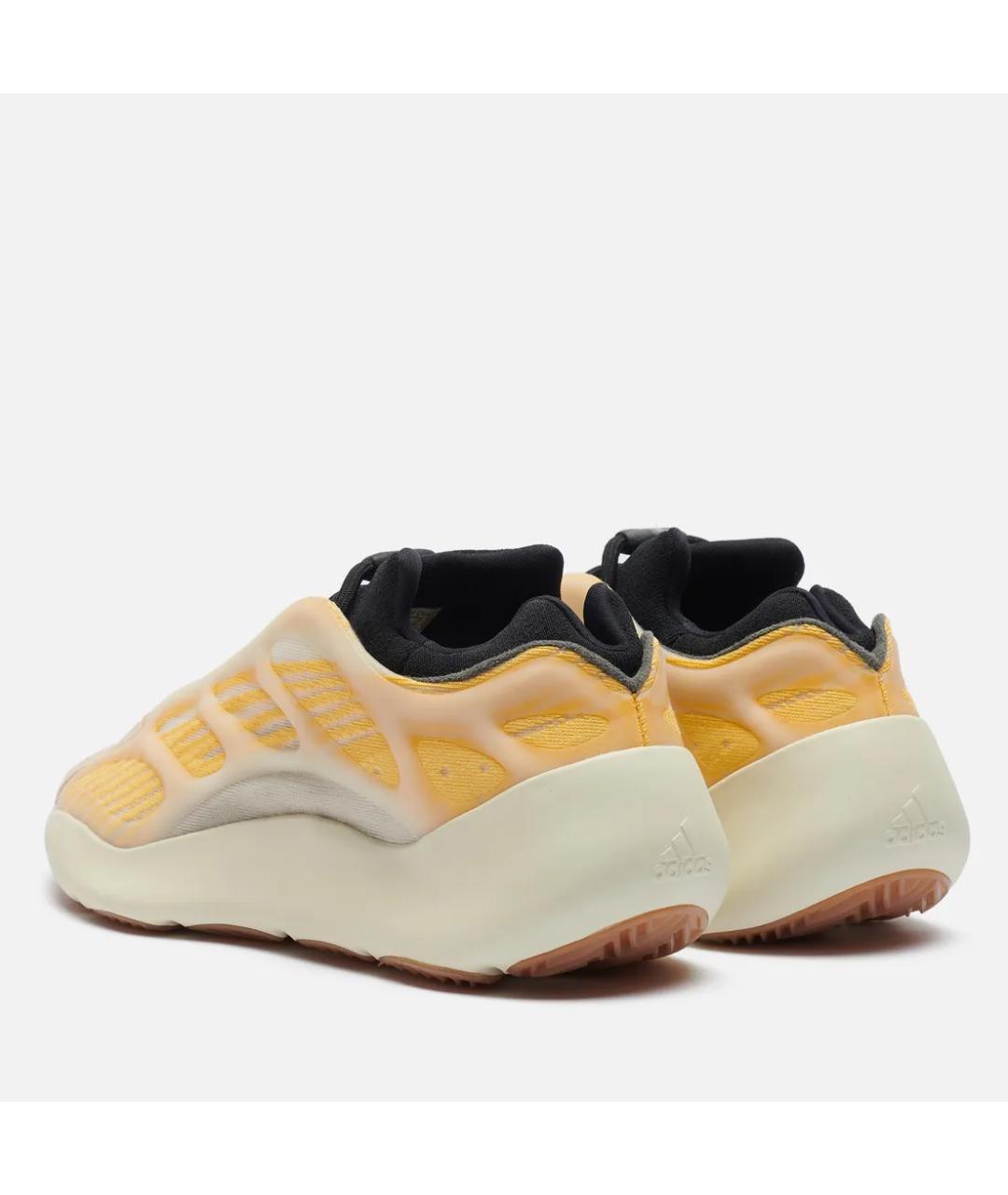 ADIDAS YEEZY Желтые низкие кроссовки / кеды, фото 4