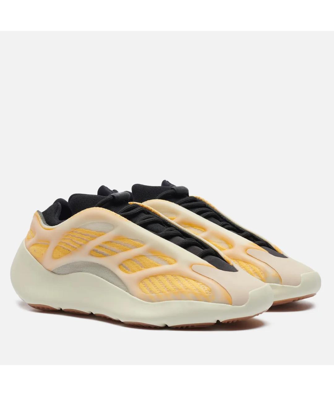 ADIDAS YEEZY Желтые низкие кроссовки / кеды, фото 2