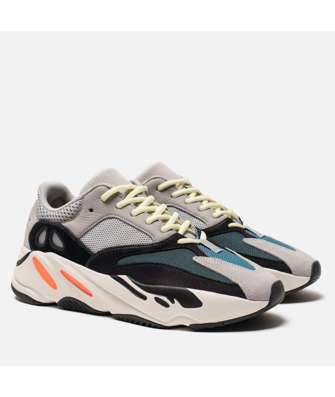 ADIDAS YEEZY Мульти замшевые низкие кроссовки / кеды, фото 2