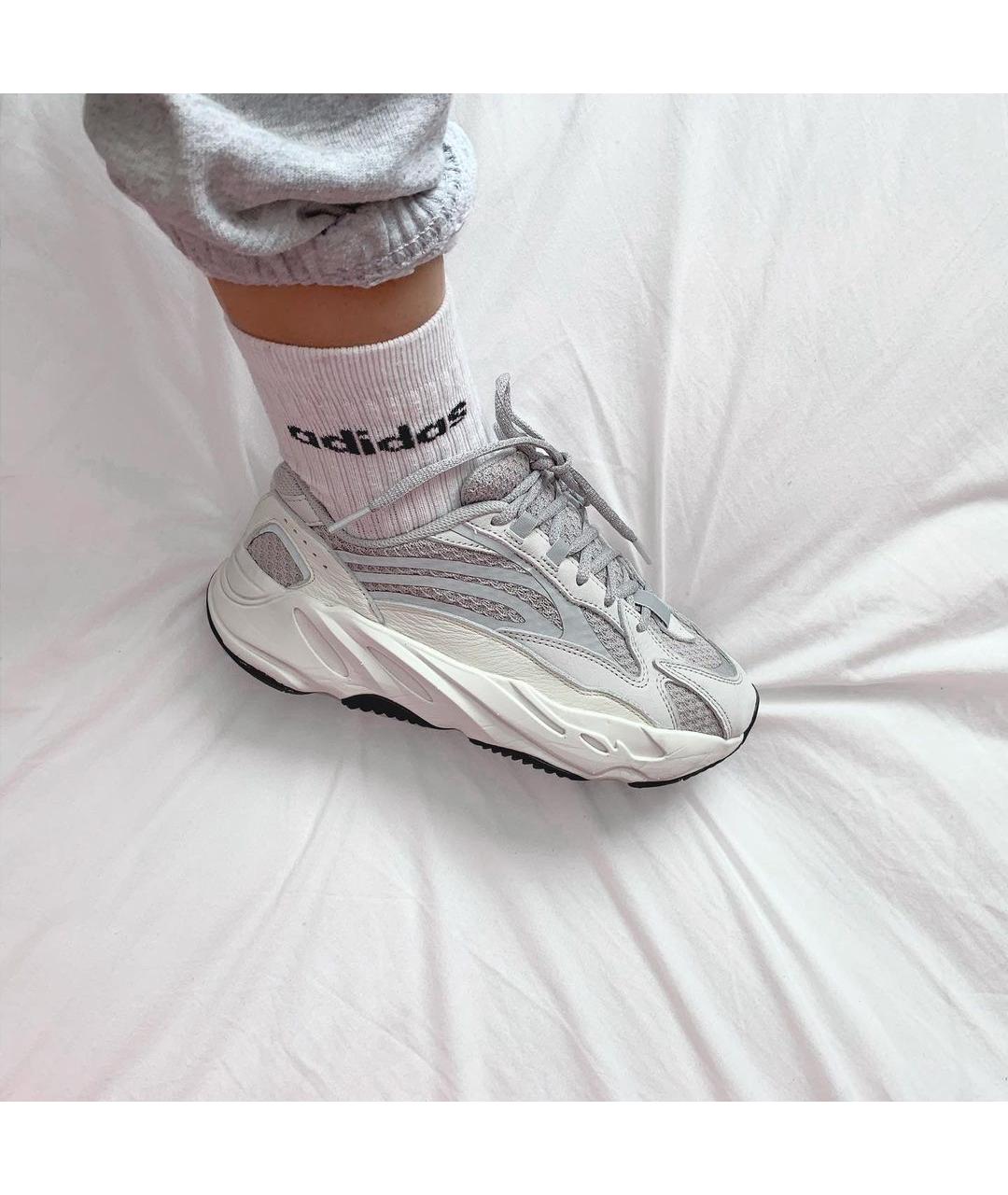 ADIDAS YEEZY Белые низкие кроссовки / кеды, фото 5