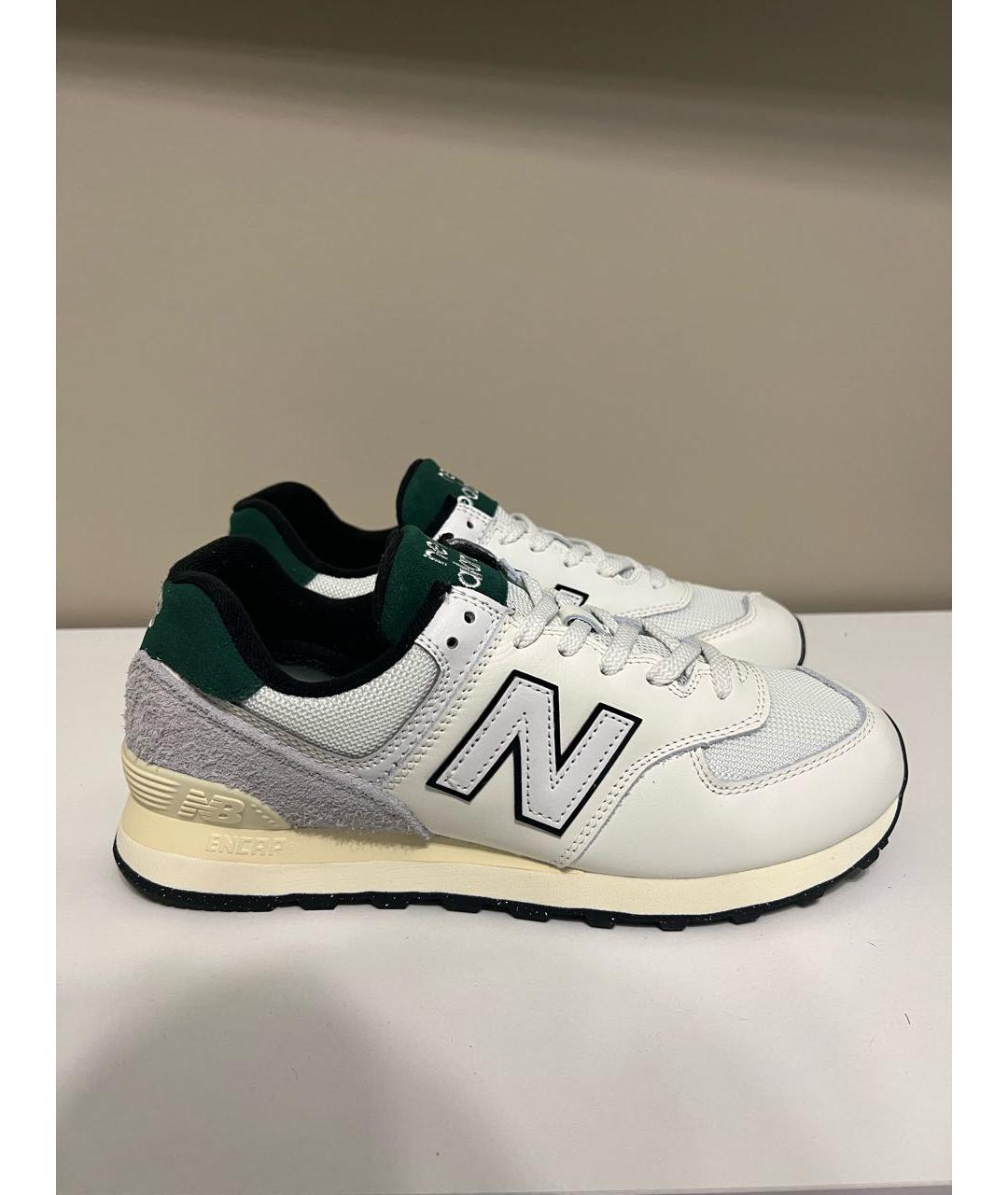 NEW BALANCE Белые низкие кроссовки / кеды, фото 7