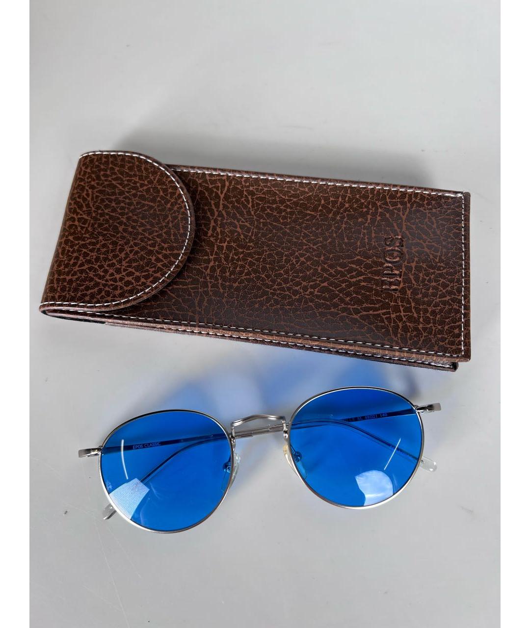 EPOS Синие металлические солнцезащитные очки, фото 7