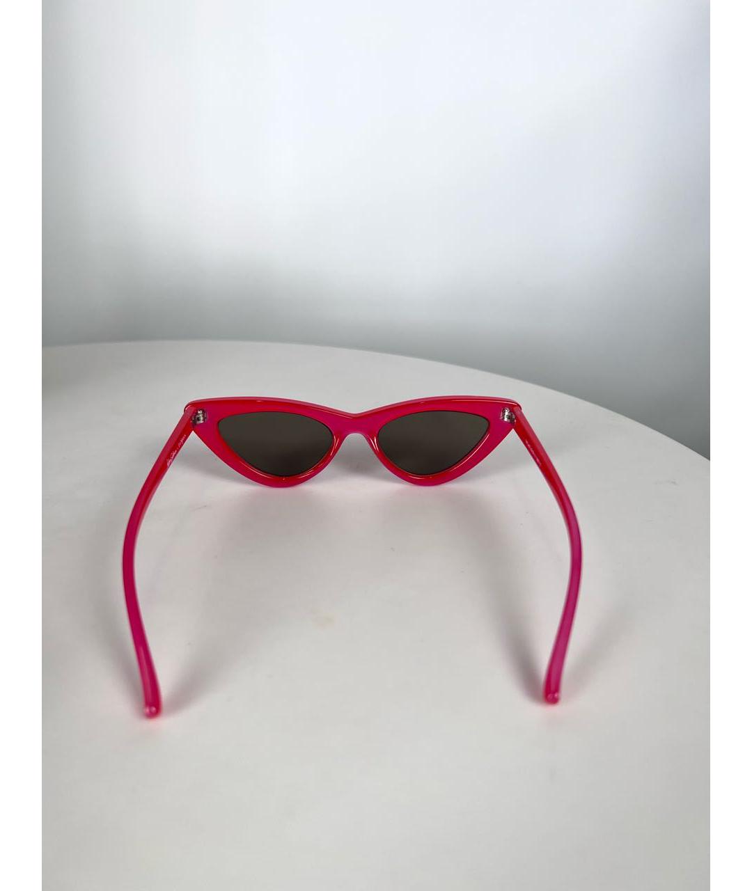 LE SPECS Красные пластиковые солнцезащитные очки, фото 4