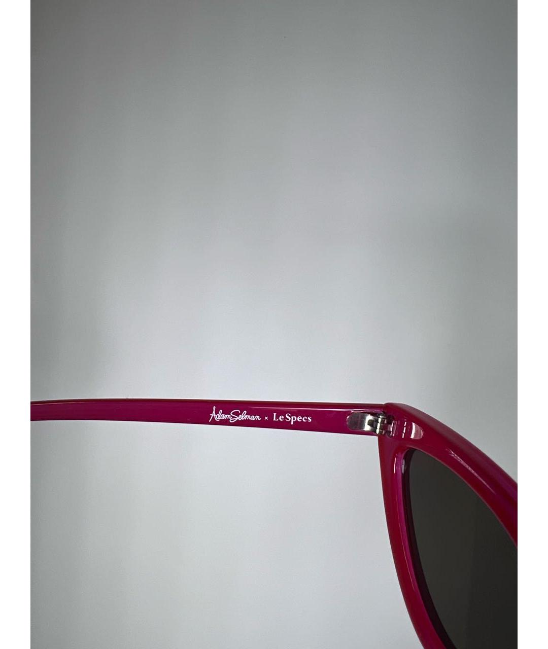LE SPECS Красные пластиковые солнцезащитные очки, фото 5