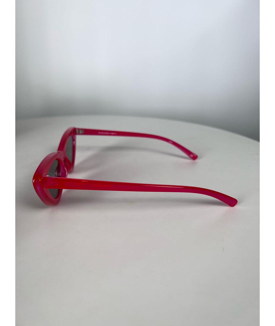 LE SPECS Красные пластиковые солнцезащитные очки, фото 2