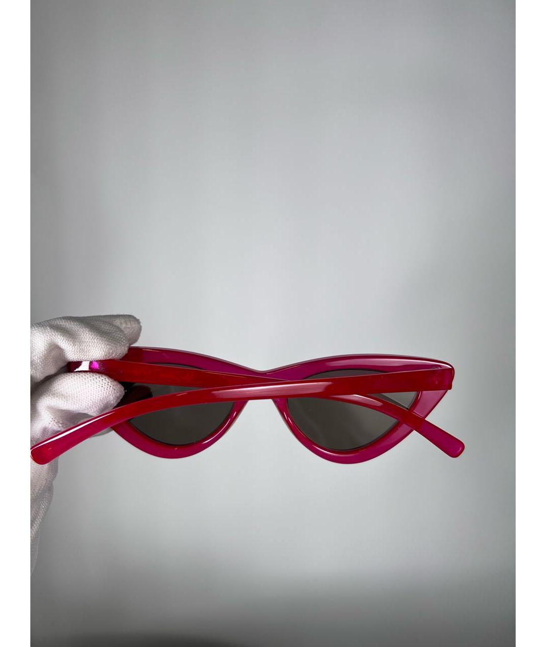 LE SPECS Красные пластиковые солнцезащитные очки, фото 7