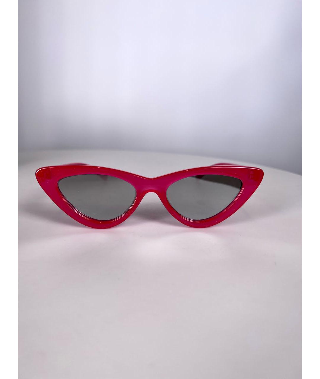 LE SPECS Красные пластиковые солнцезащитные очки, фото 8