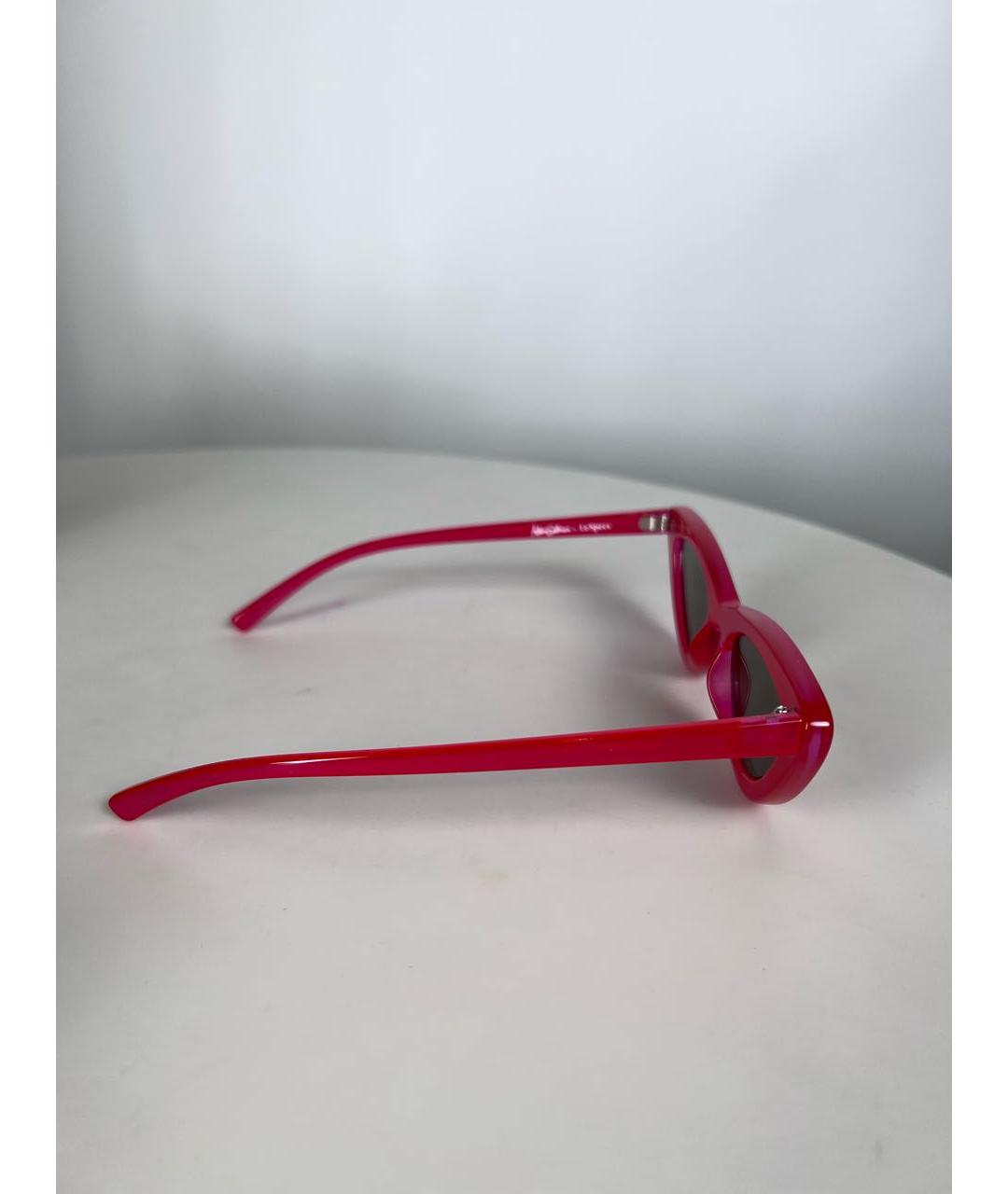 LE SPECS Красные пластиковые солнцезащитные очки, фото 3
