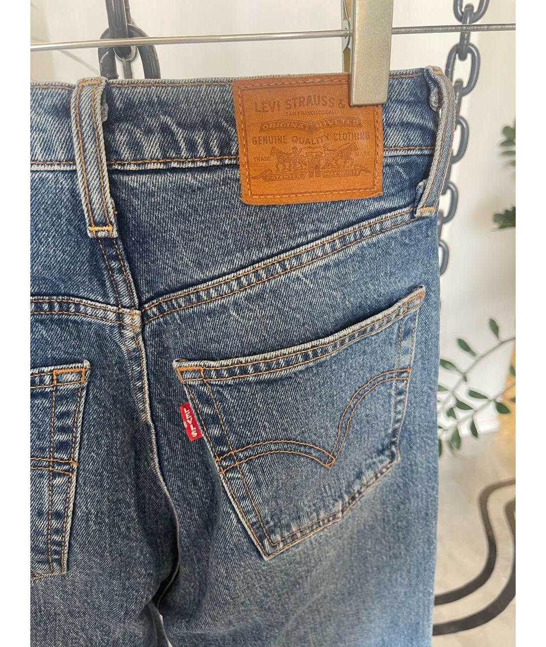 LEVI'S Голубые прямые джинсы, фото 3