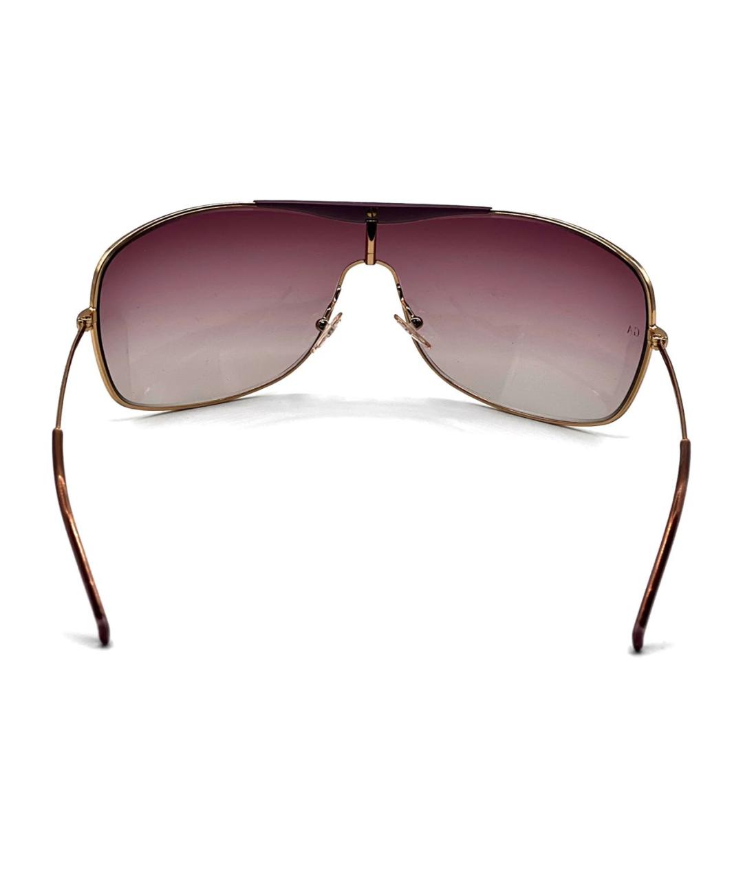 GIORGIO ARMANI Розовые металлические солнцезащитные очки, фото 6