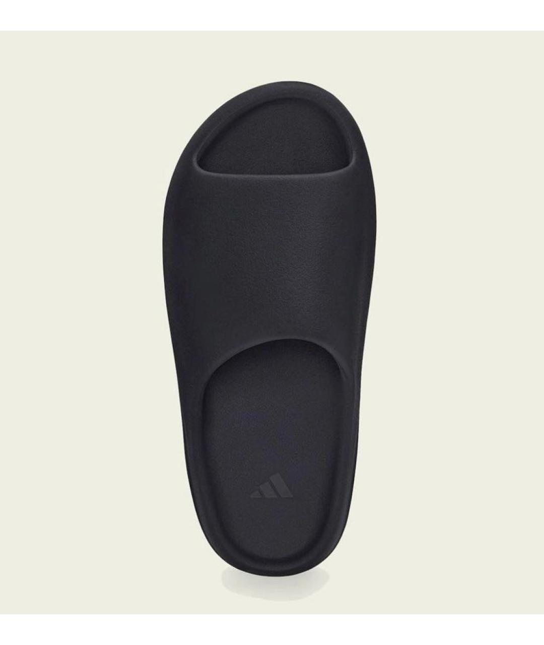ADIDAS YEEZY Черные резиновые шлепанцы, фото 3
