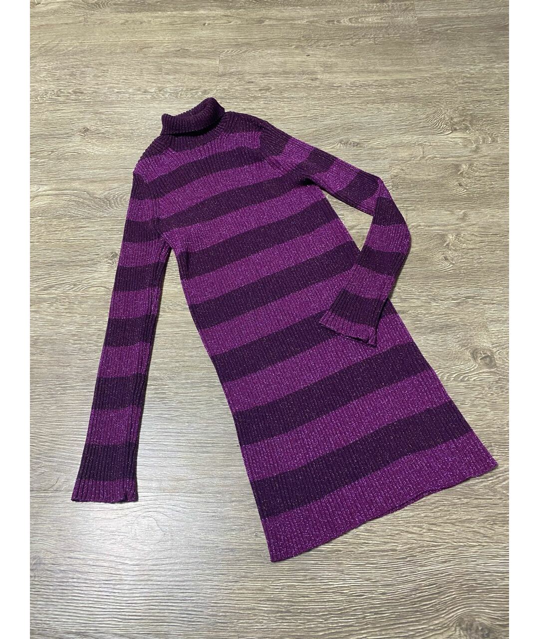 ERIKA CAVALLINI Фиолетовый вискозный джемпер / свитер, фото 2