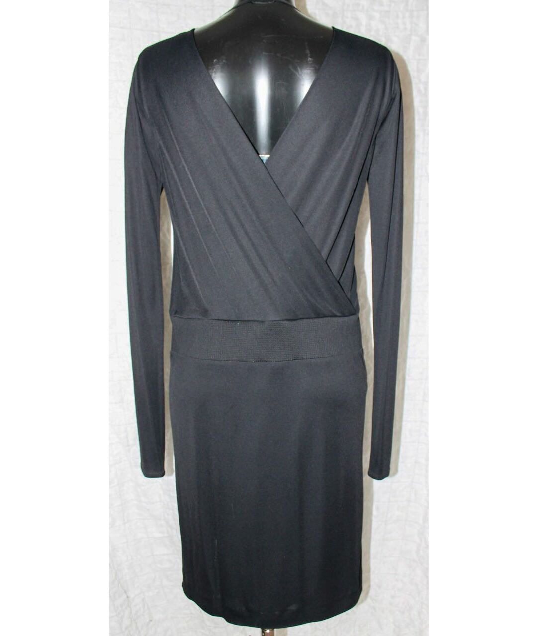 MAISON MARGIELA Черное вискозное повседневное платье, фото 2