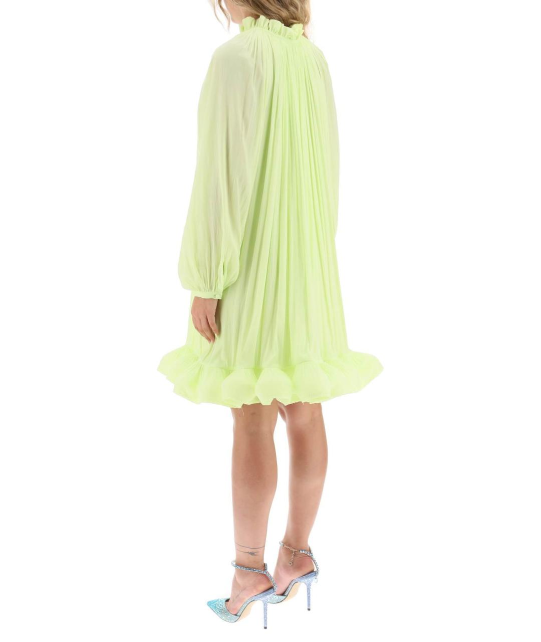 LANVIN Зеленые платье, фото 5
