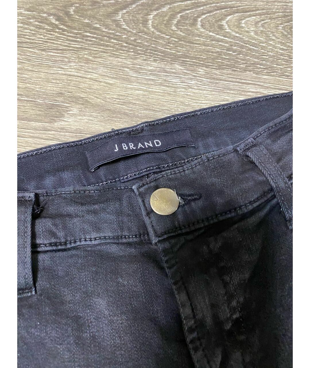 JBRAND Антрацитовые хлопко-эластановые джинсы слим, фото 3