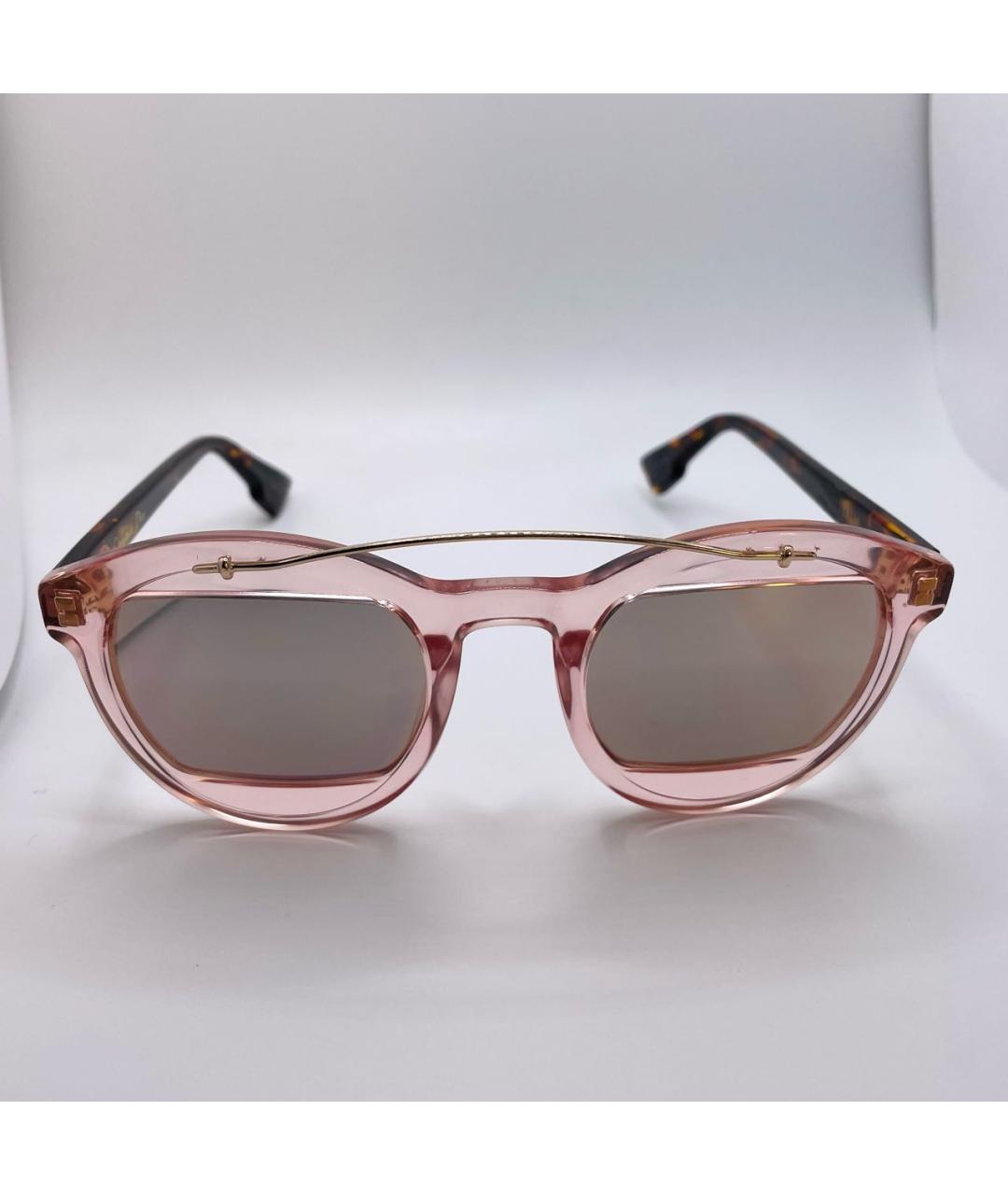 CHRISTIAN DIOR Розовые пластиковые солнцезащитные очки, фото 9