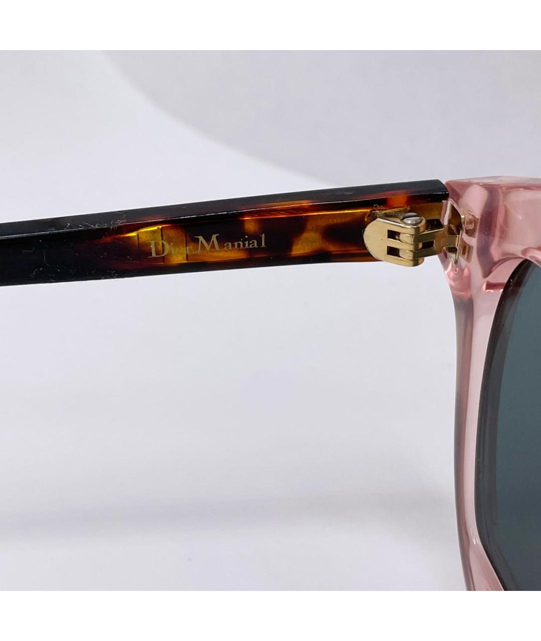 CHRISTIAN DIOR Розовые пластиковые солнцезащитные очки, фото 6