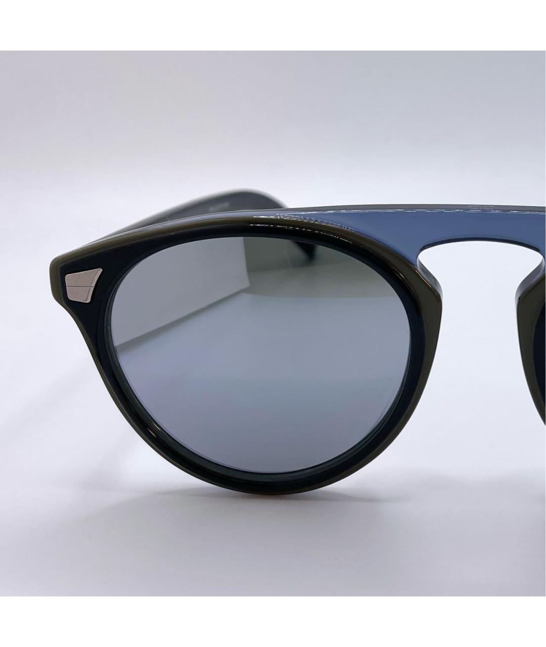 DIOR HOMME Темно-синие пластиковые солнцезащитные очки, фото 6