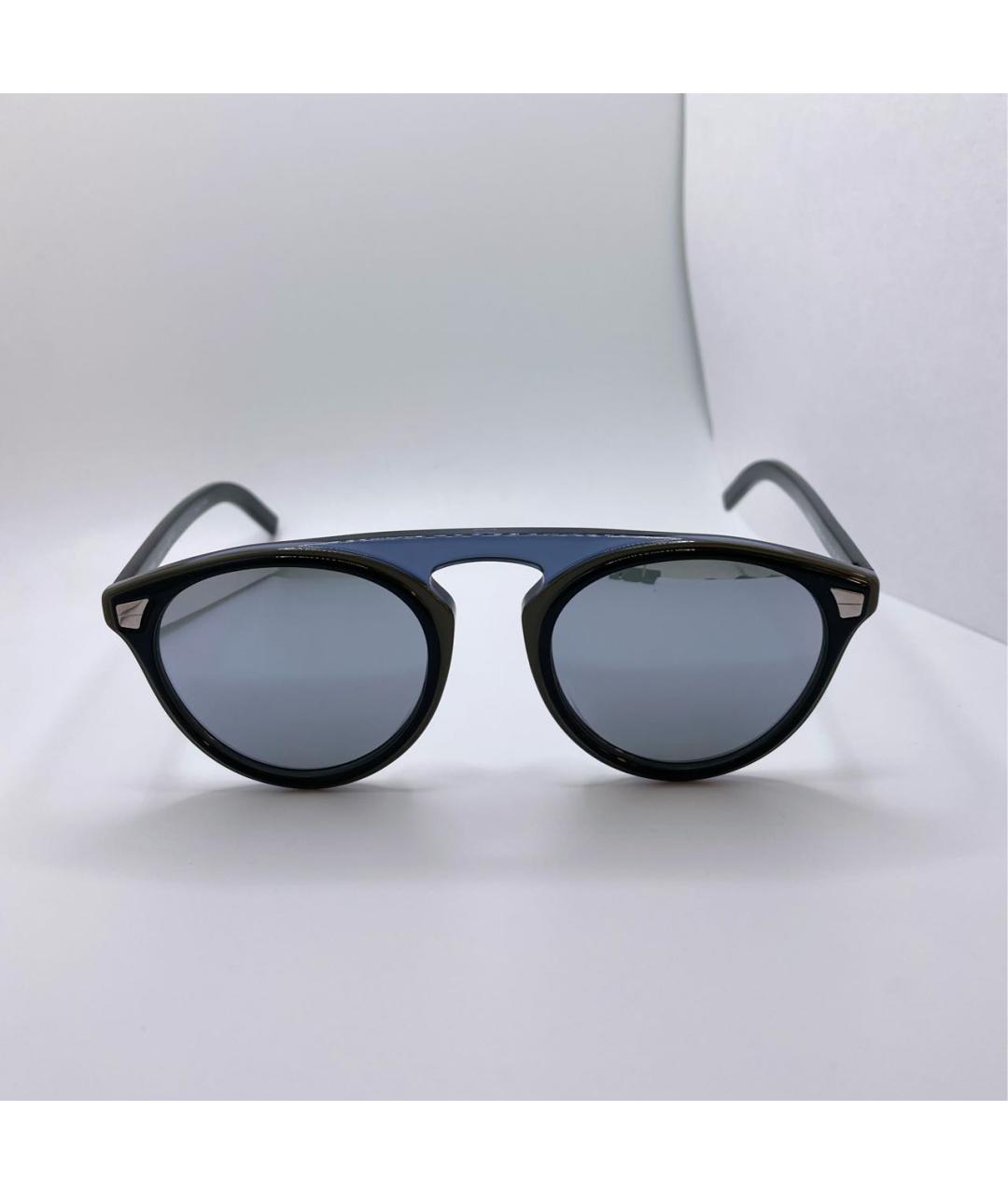 DIOR HOMME Темно-синие пластиковые солнцезащитные очки, фото 9