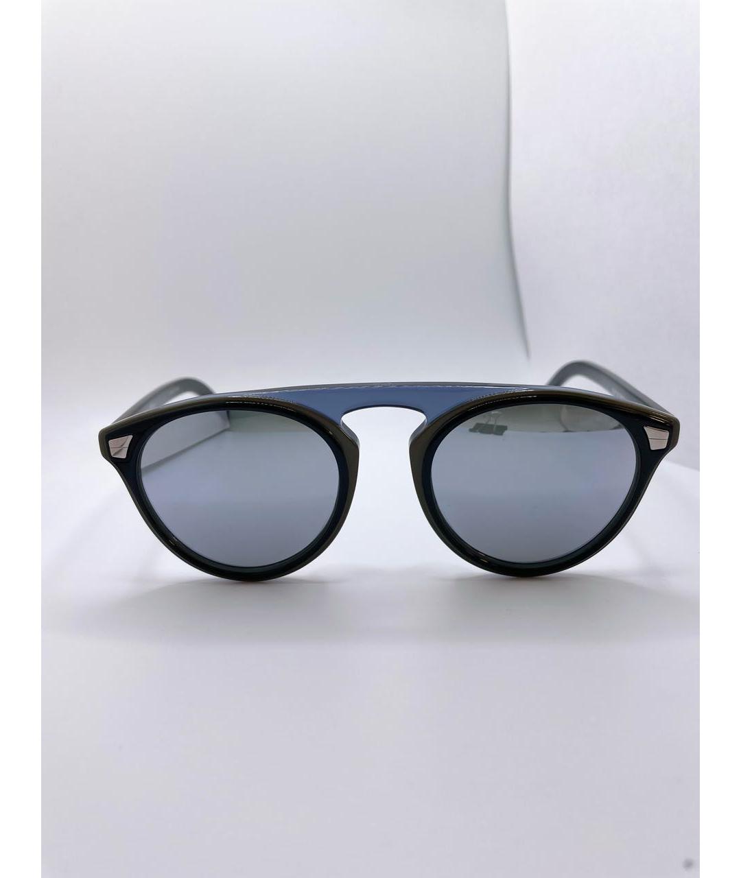 DIOR HOMME Темно-синие пластиковые солнцезащитные очки, фото 2
