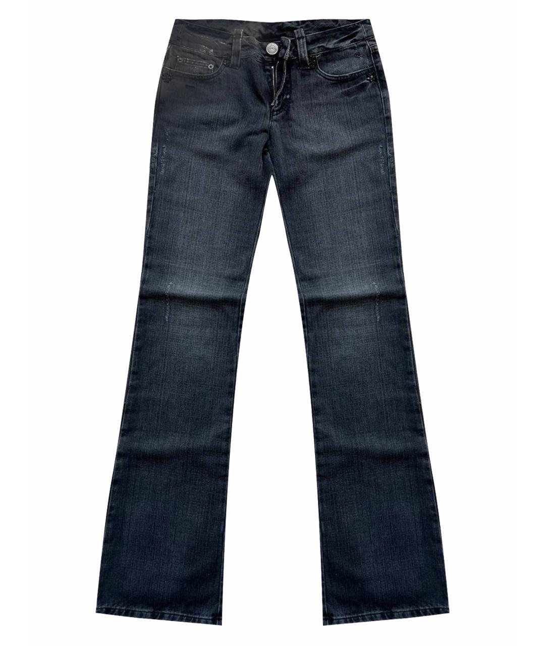 ICEBERG Серые хлопковые джинсы клеш, фото 1