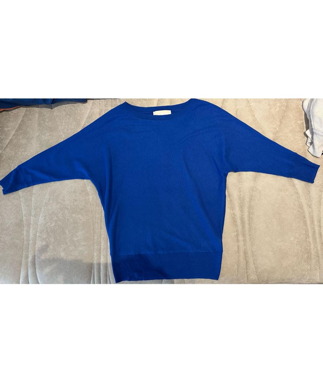 MICHAEL KORS Синий кашемировый джемпер / свитер, фото 4