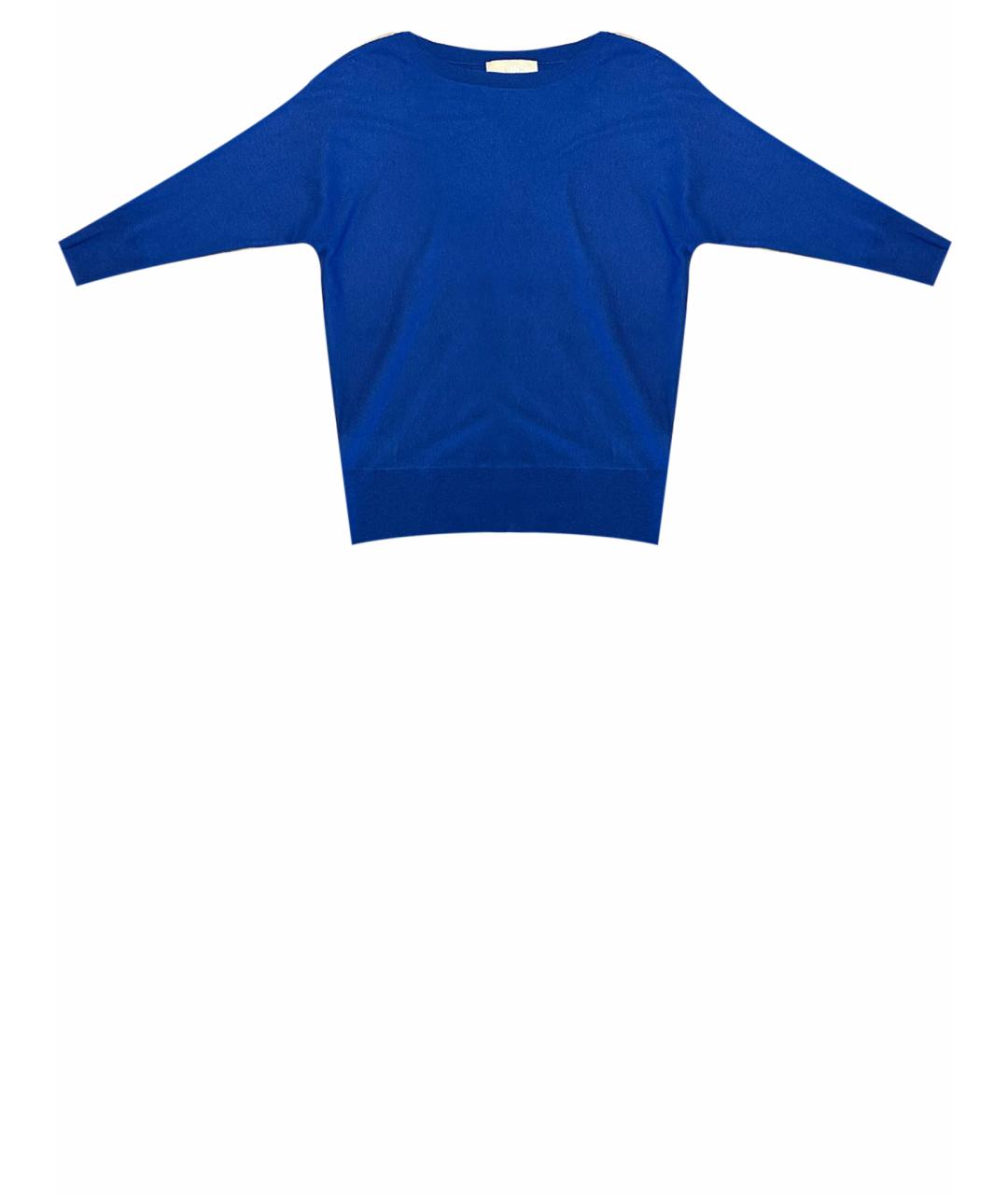 MICHAEL KORS Синий кашемировый джемпер / свитер, фото 5