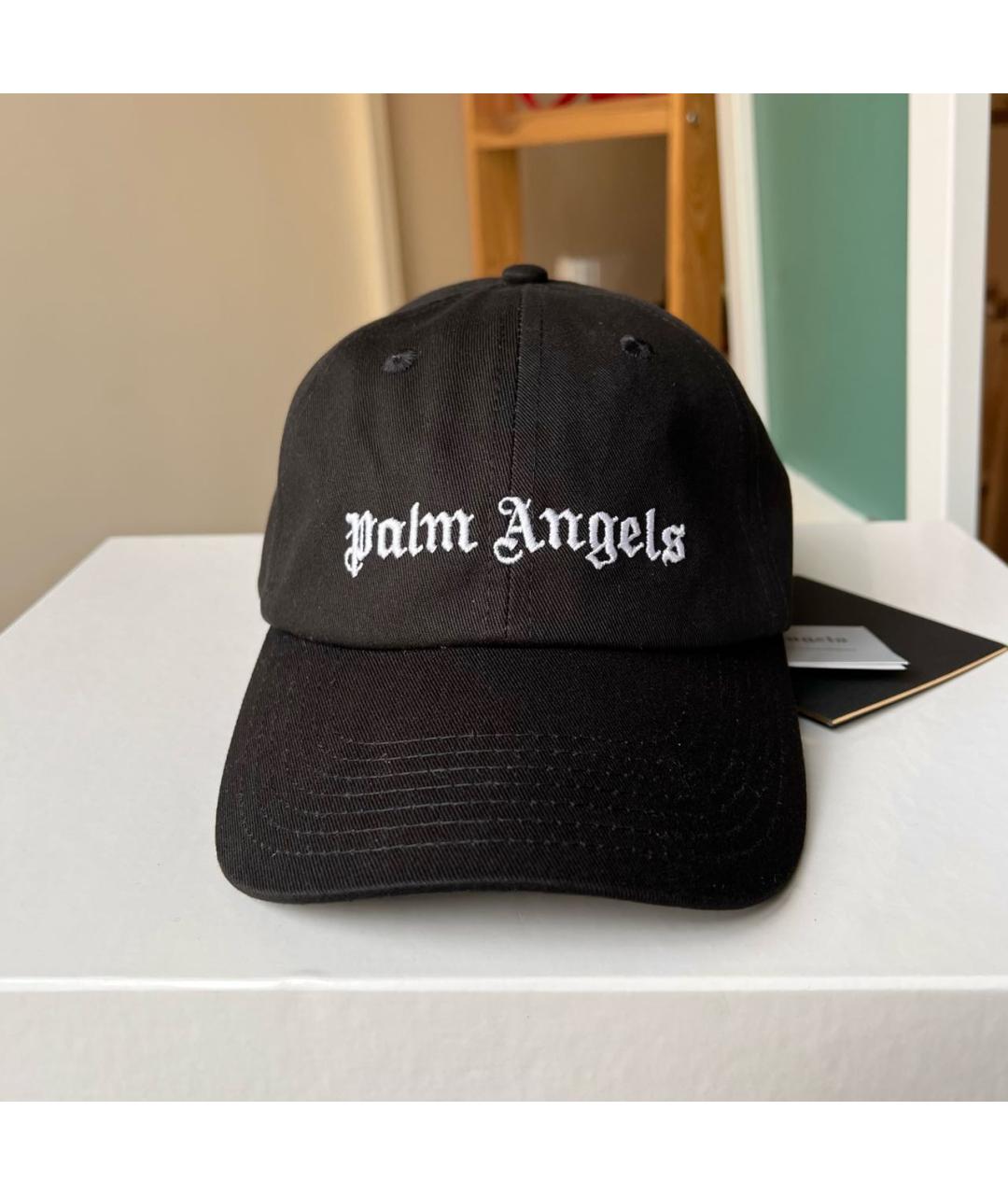 PALM ANGELS Черная хлопковая кепка/бейсболка, фото 8