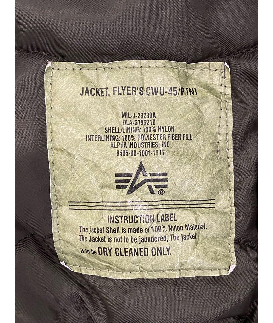 ALPHA INDUSTRIES Хаки куртка, фото 4