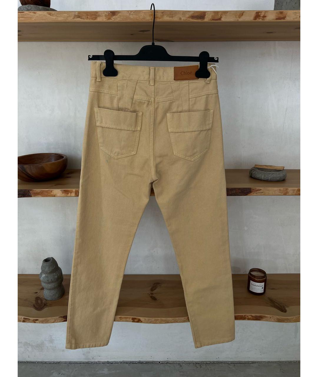 CHLOE Хлопковые прямые джинсы, фото 5