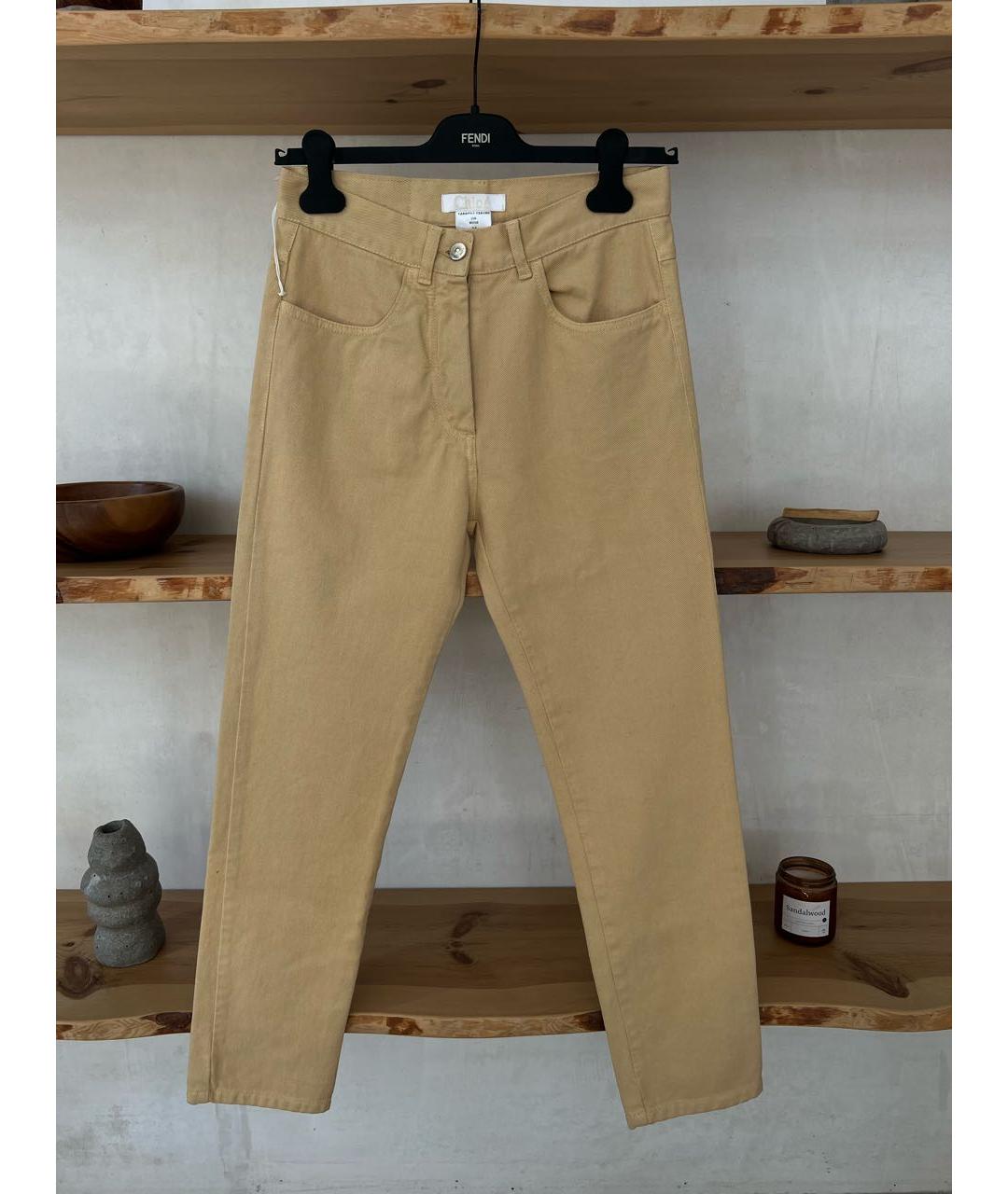 CHLOE Хлопковые прямые джинсы, фото 8