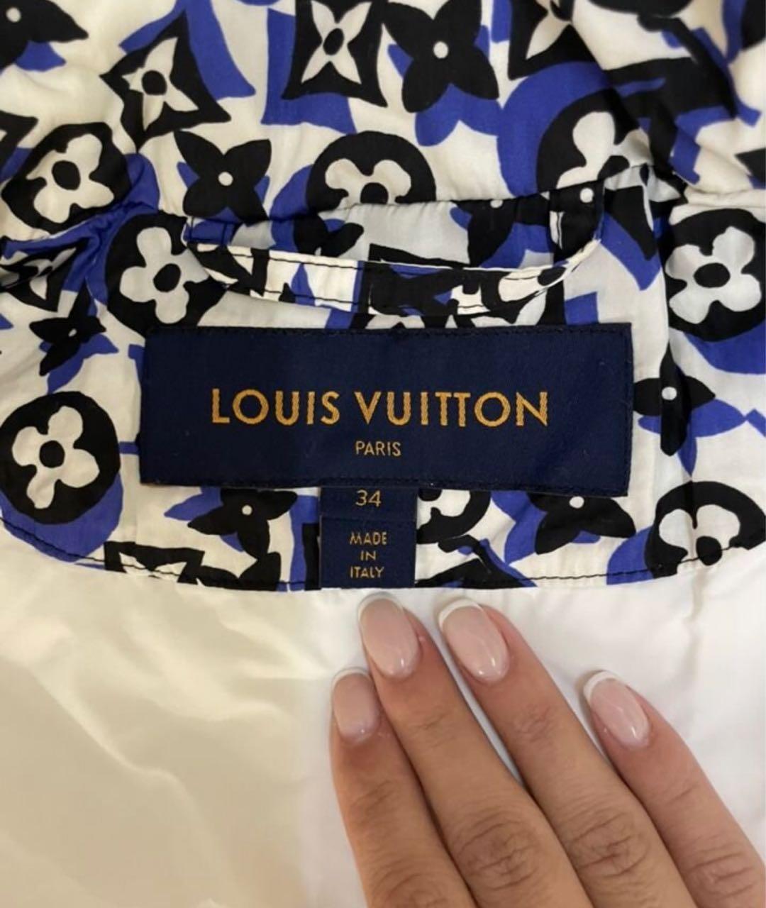 LOUIS VUITTON Синий полиэстеровый жилет, фото 3